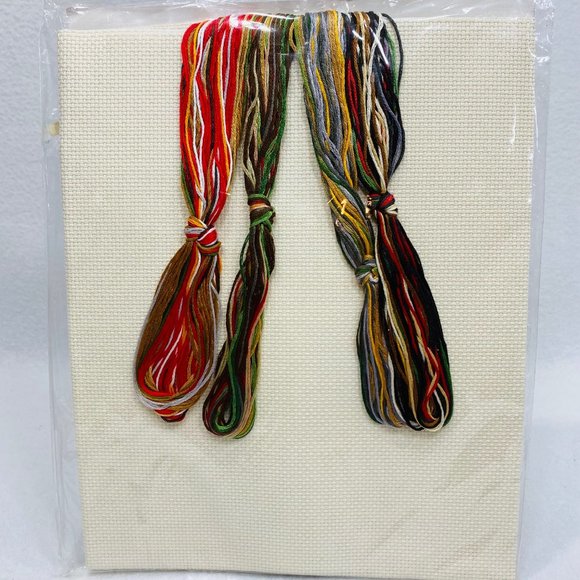 Vintage Janlynn Counted Cross Stitch Kit "Animal Portrait"  12" x 9" New/Sealed - Picture 8 of 8